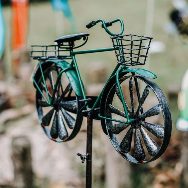 Windspiel, Fahrrad, Gartenstecker